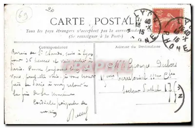 Place des Terreaux — Lyon — LV & CY, n° 2647 — Rewers