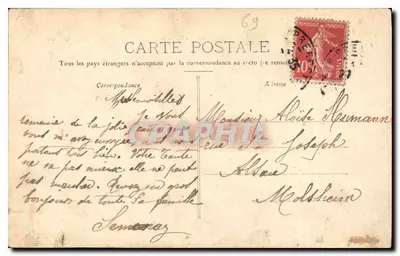LYON - Estátua de Luís XIV, Praça Bellecour — P. Martel, Lyon, n°30 — Verso