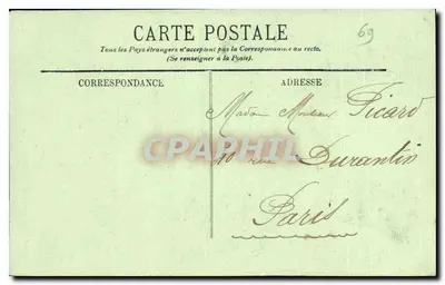 Lyon — Statua Carnota — Plac Republiki — I.L. — nr 148 — Rewers