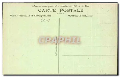 Blois (Loir-et-Cher) — O Castelo, asas de Francisco I e Gaston d'Orléans — A. Papeghin, Paris — Verso