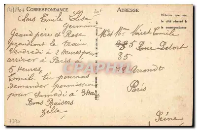 Chaumont-sur-Loire — O Castelo (Fachada Sudoeste) — LL — Verso