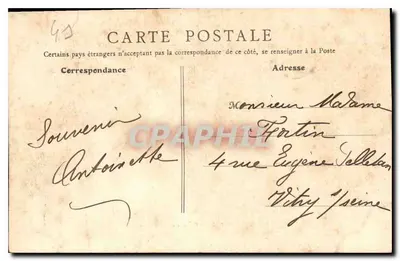 Chaumont-sur-Loire — O Castelo — B. F., Paris, n°3 — Verso