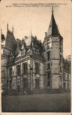 Castelo de Chaumont — Saint-Bonnet-de-Joux — Fototipia Bourgeois Frères Chalon-saône