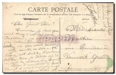 Joffre e Foch — O Geralíssimo e o Geral chefe das forças do Norte, em Cassel — cl. Ilustração — Verso