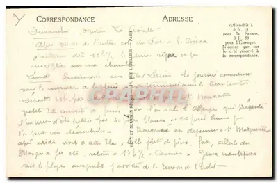 Cannes — Widok na Estérel — LL, nr 181 — Rewers