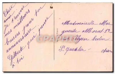 Para w zewnętrz — Urodziny — PC n°2784 — Rewers