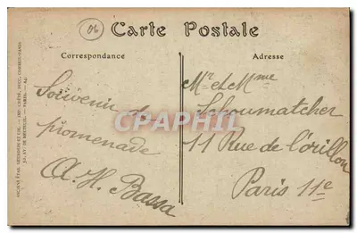 NICE — Uitzicht op de Promenade des Anglais en de Jetée Promenade — NDH — Achterkant