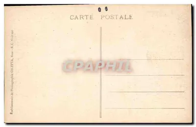 Nice - A Praia - Promenade dos Estados Unidos — Editor Giletta, N° 290 — Verso
