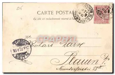 Monte-Carlo - Kasyno i Ogrody — Wydawnictwo Gilatta, Nice, nr 564 — Rewers