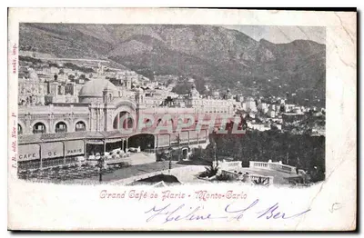Grand Café de Paris — Monte-Carlo — P. B. editora Nice — P. nascéa, impresso