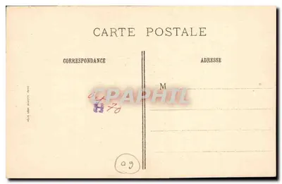 Maquette grobu J.-J. Rousseau — Abpia Chailly — Wydawca Chinard — Rewers