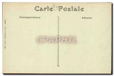 Park Pałacu w Compiègne — Aleja Beau-Monts — ND. Fot. — Rewers