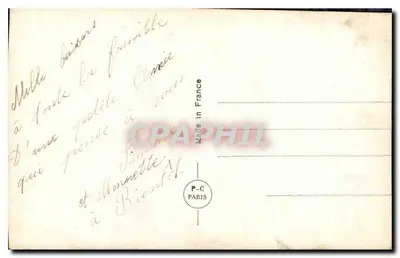 Jovem mulher — retrato com flores — P-C Paris n°2504 — Verso