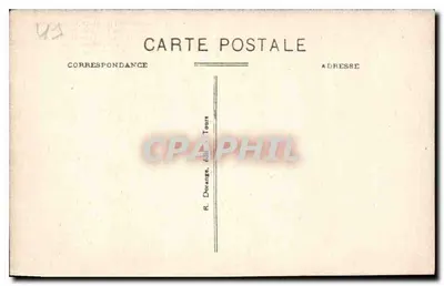 Chambord (L.-et-Ch.) — Zamek — L'Oratoire de France 1° — Na szybach znajduje się napis: 'Bien fait est qui s'y fie' — Rewers
