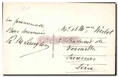 Blois (Loir-et-Cher) — Zamek. Kolumnada i Skrzydło Franciszka I — R.D. — Wydawca Dorange — Rewers