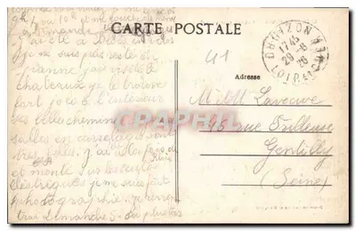 Zamek w BLOIS — Front François Ier — Galerie de Blois, wyd. — Rewers