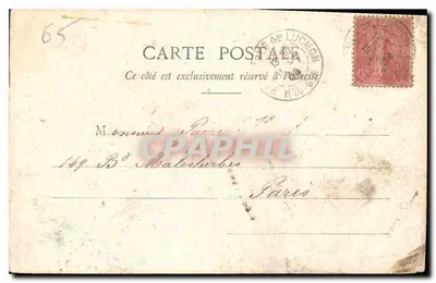 Kaplica i organy w Świętych Bertrand de Comminges — fototypia Lahousse Frères, Toulouse — n°20 — Rewers