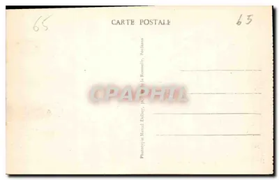 Gavarnie (Htes-Pyrénées) — Gradyny Cirque i śnieg — M. D. — Rewers