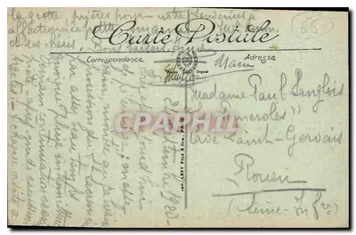 Lourdes — A Basílica — O Gave — LL. — n° 317 — Verso