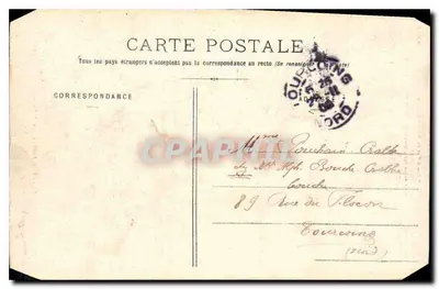 Givet - Estátua de Méhul — Canto do Departamento, editor Charpentier-Richard, Mézières — Verso