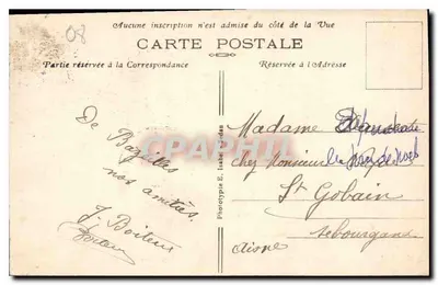 Bazeilles — La habitación de la Última Bala — Fototipo E. Isabel Sedan — Reverso