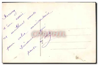 Jovem mulher segurando rosas — S. COOL PARIS 3064 — editor S. COOL — Verso