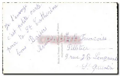 Crianças sorridentes — rosas e pêssegos — S. Catherine n°110 — Verso