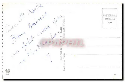Młoda kobieta trzymająca bukiet lilii — Wydawnictwo Luksusowe, Paryż — nr 640 — Rewers