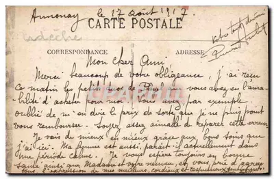 Entornos de ANNONAY — La Roche de Pérécandre — París, 1906, Annonay — Reverso