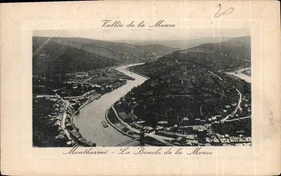 Monthermé - Vale da Meuse — vista panorâmica do meandro da Meuse