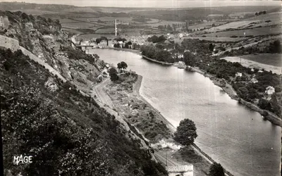 Givet (Ardennes) — Panorama sobre a Meuse — Edição MAGE