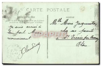 LYON — Widok na Saône z Serin — LL. — Rewers