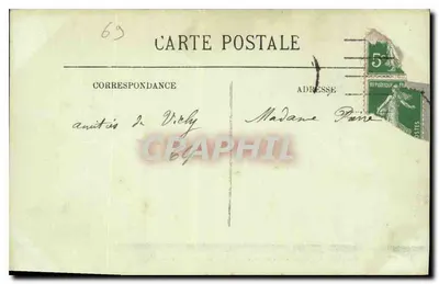 LYON — Ogólny widok z windy Wieży Fourvière — LL — Rewers