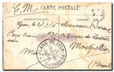 Lyon - Plac Carnota — Pomnik Republiki — Farges, wydawca — Lyon, nr 5066 — Rewers