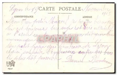 LYON - La Place Carnot et Le Monument de la République - L. E. — Rewers