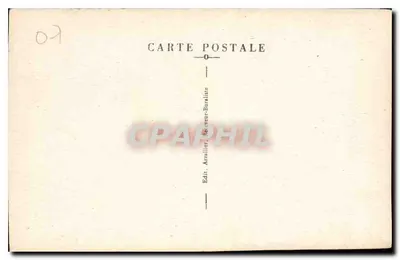 Thueyts — A Boca do Inferno — Editor Arzallier, Béziers — Verso