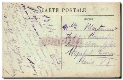 A Cascata do Ruy-Pic — Ardèche — Margerit Breuillet & Cie, n°1617 — Verso
