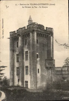 O Castelo de Vez - O Donjon — Arredores de VILLERS-COTTERÊTS (Aisne) — Imp. Léouyer, VILLERS-COTTERÊTS