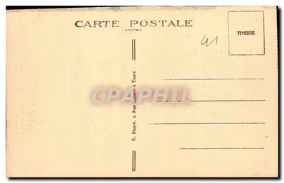 Blois (Loir-et-Cher) — Il Castello, galleria lato Est, viale François Ier attraverso le colonnade — A.P. — Verso