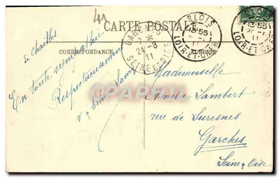 Blois — Zamek — Część Louis XII — Wejście — Rewers