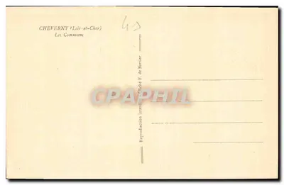 Cheverny (Loir-et-Cher) — Les Communs — Editore F. de Bertier — Verso