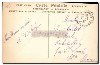 Blois, Ala de François Ier — Fachada externa — ND Pbot. — Verso