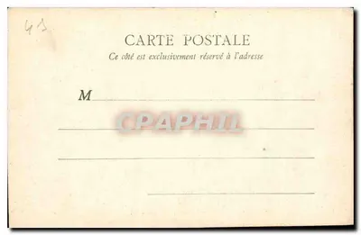 Blois — Castelo. Ala de Louis XII — B. F. Paris, n°3 — Verso