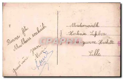 Uśmiechnięta młoda kobieta — portret w kolorze róż — PC PARIS 2622 — Rewers