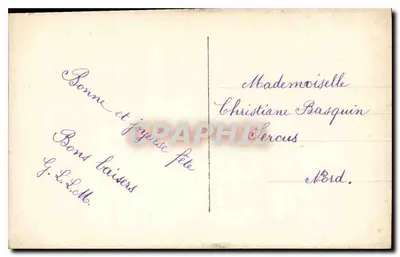 Uśmiechnięta dziewczynka — studio Nogier — n° 1299 — Rewers