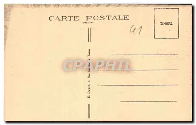 Blois (Loir-et-Cher) — Zamek — Pokój Katarzyny Medycejskiej — A.P. — Rewers