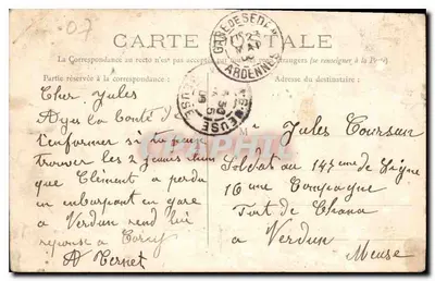Sedan — Batalha de Sedan, 1º de Setembro de 1870 — Os «Bravos homens» — Carregada da Divisão Margueritte no Plateau de Floing — E. Génin — Verso