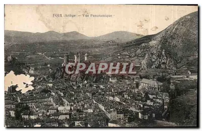 Foix (Ariège) — Vista Panorâmica — Editor não identificado
