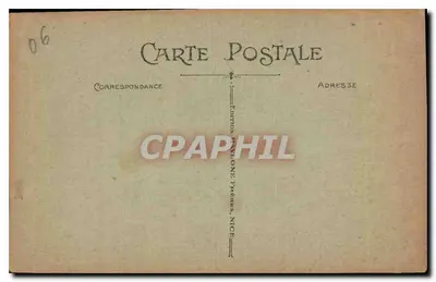 Nice — Statua Poezji i Miejski Kino — Wydawnictwo Lutton Sylone Press, Nice — Rewers