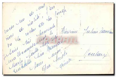 Lourdes - Widok na Bazylikę i Krzyż Święty Breton — wydawca anonimowy, numer serii 32 — Rewers